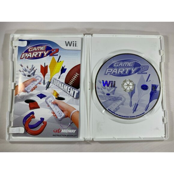 Game Party 2 Video Game 11 Games 2008 (Nintendo Wii) Complete with Manual Tested - Picture 2 of 5